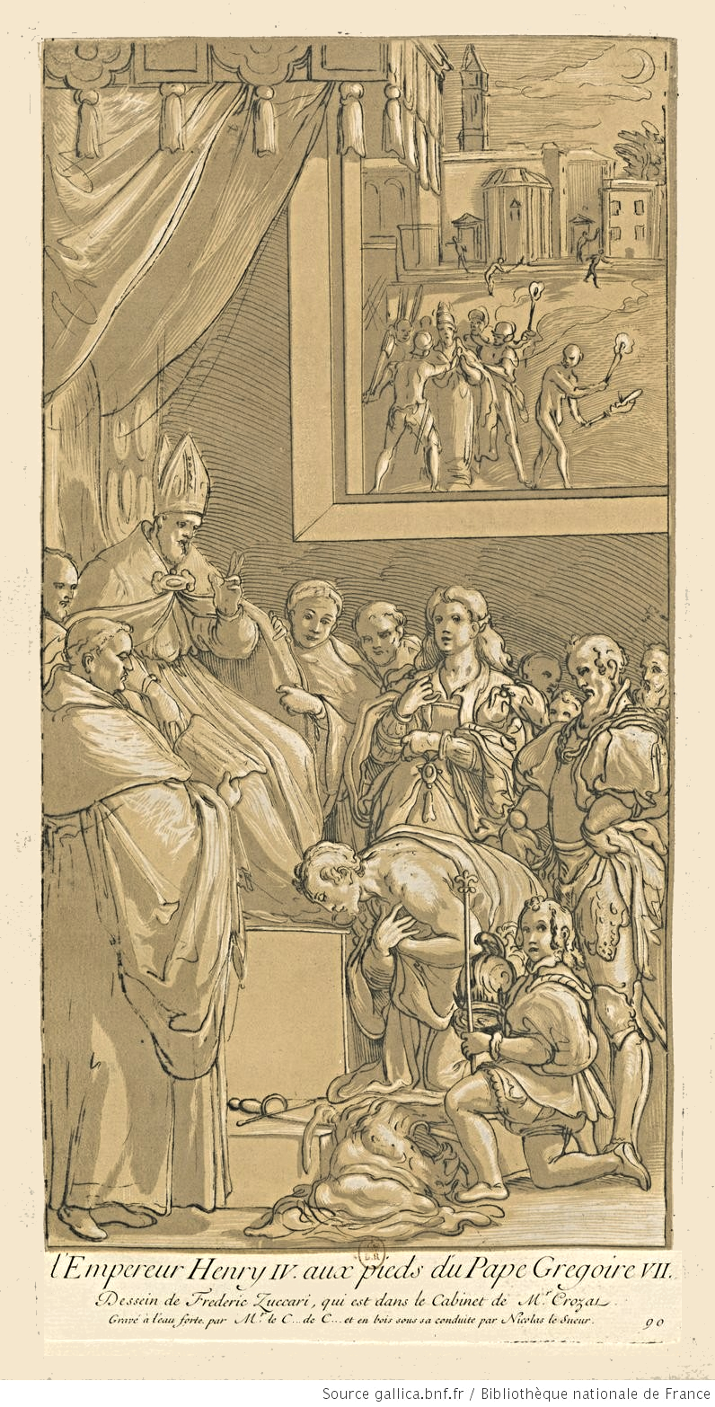 L'empereur devant Grégoire VII